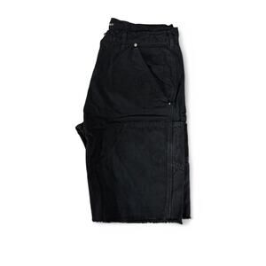 Billy Los Angeles Denim Short Vintage Black Large Pockets 36